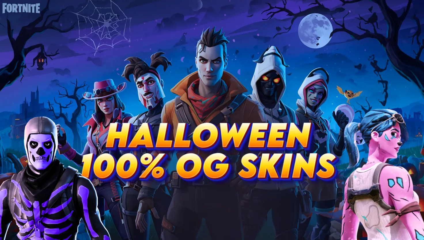 🎃👻 Guaranteed OG Skins 💥 | Chance for 1 🎁 Legendary Skin: ⚔️ Black Knight 🎤 Travis Scott 💀 OG Ghoul Trooper 🔥 Ikonik 🌌 Galaxy 👻🎃